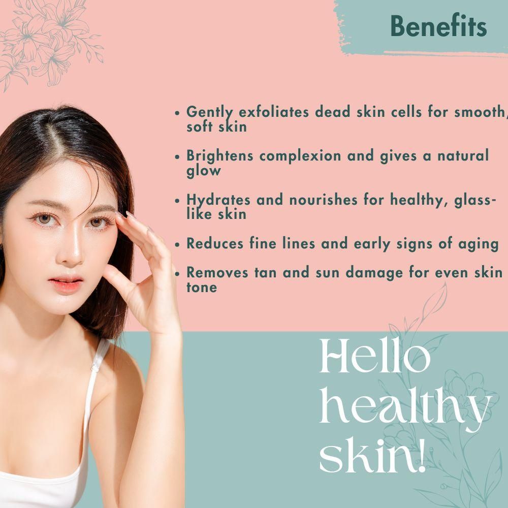 Trovieza™ Korean Rice Water Face Scrub For Bright, Glass-Like Glow