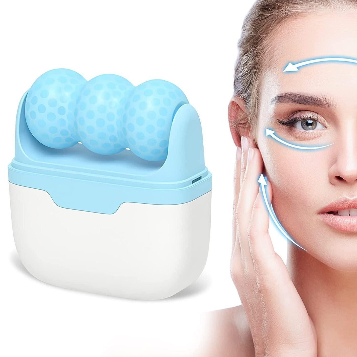MIBUN 2 in 1 Ice Roller - Instant Face Lifting & De -Puffing